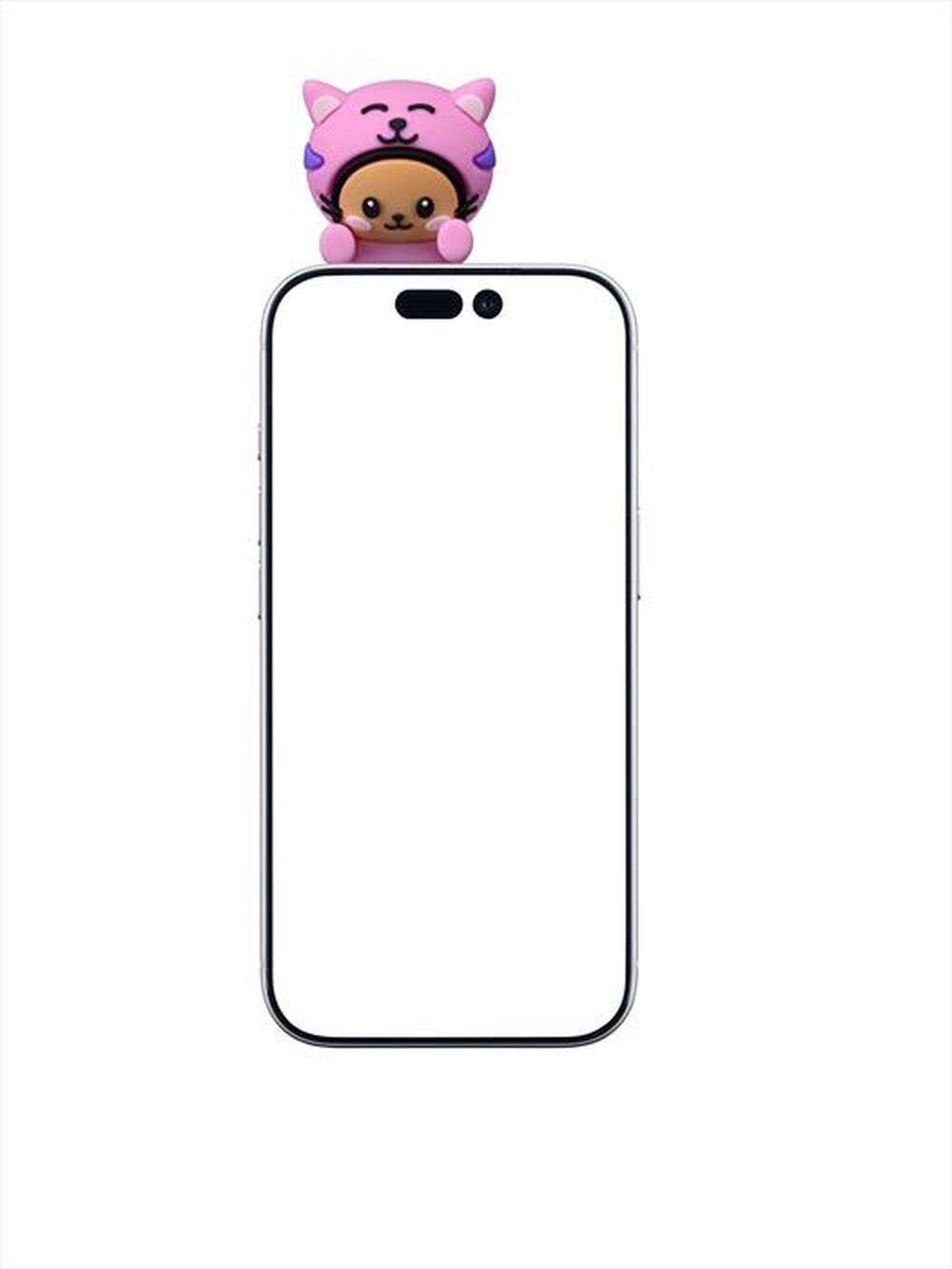 Immagine del prodotto CELLULARLINE - Mini figura adesiva in PVC a forma di tigre-Beige, Rosa