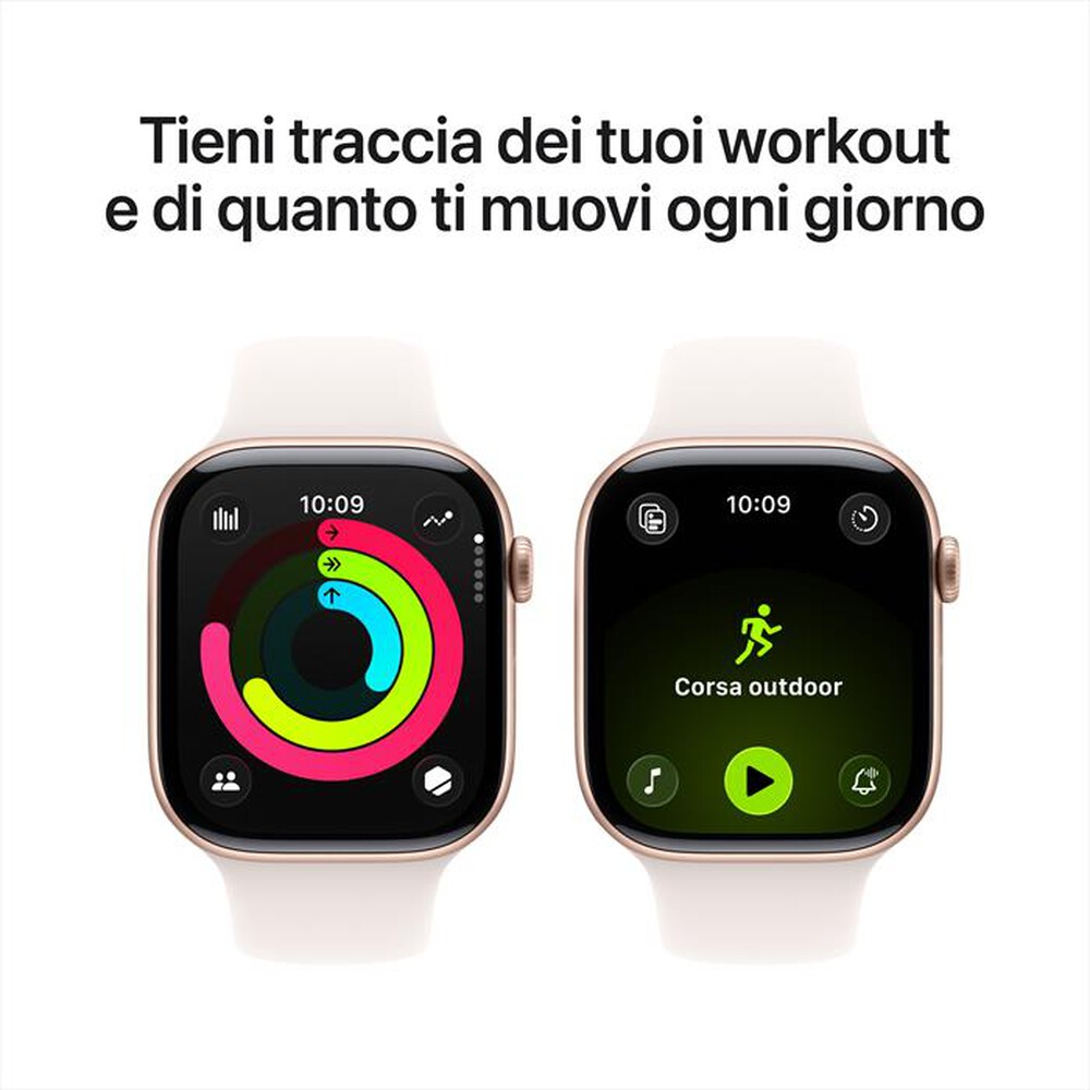 Immagine del prodotto APPLE - Watch Series 11 GPS + Cellular 46mm Alluminio-Oro Rosa - Band Rosa Fard S/M
