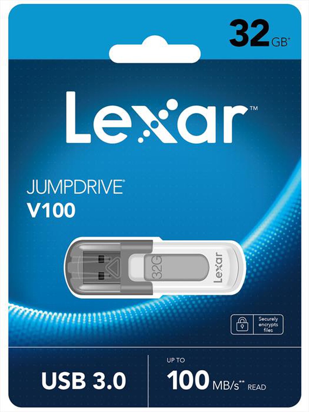 Immagine del prodotto LEXAR - JUMPDRIVE V100 USB 3.0 32GB-Grigio/Bianco