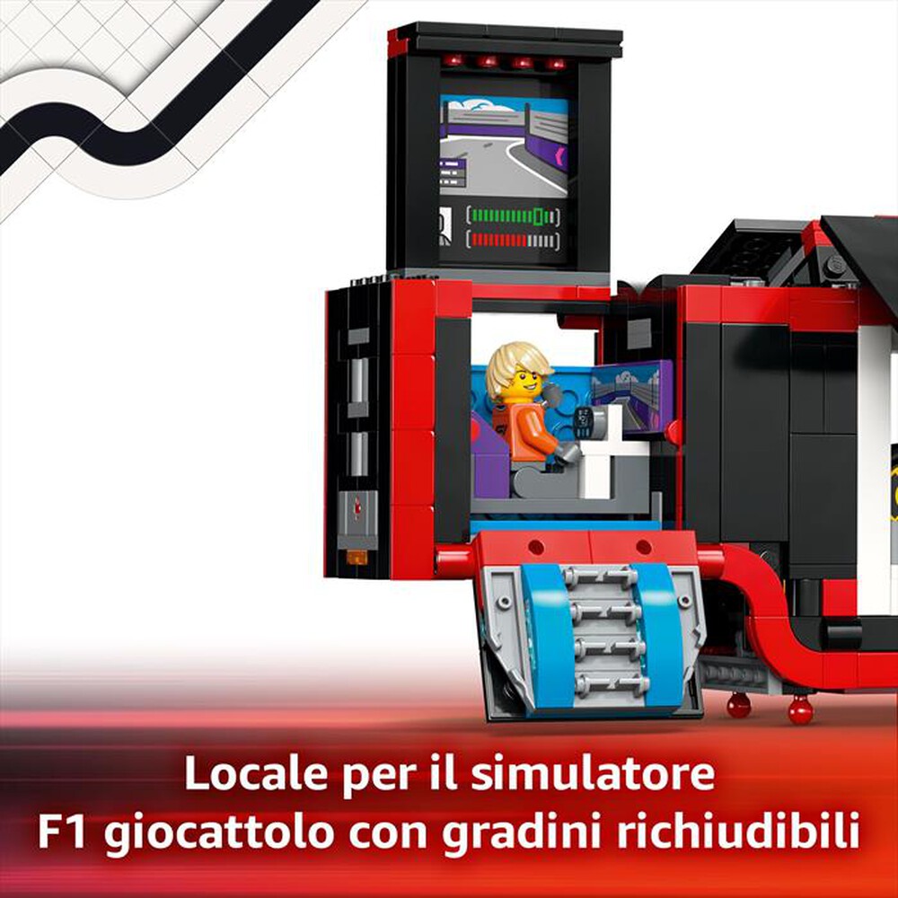 Immagine del prodotto LEGO - CITY Autotrasportatore con RB20 e AMR24 F1 60445