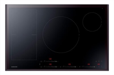 SAMSUNG - Piano cottura induzione NZ84F7NC6AB/ET 80 cm-Vetro Ceramica Nero