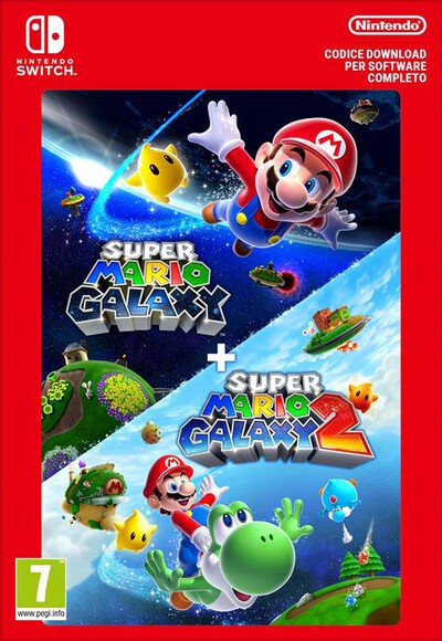 NINTENDO - SUPER MARIO GALAXY 1 + 2 - CODICE DOWNLOAD