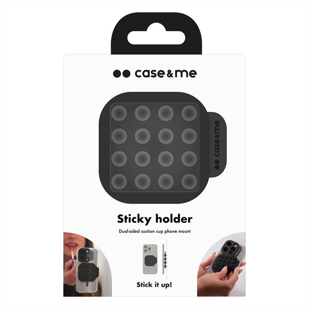 Immagine del prodotto CASEME - Supporto in silicone a ventosa CMSILSUCTION4-Nero