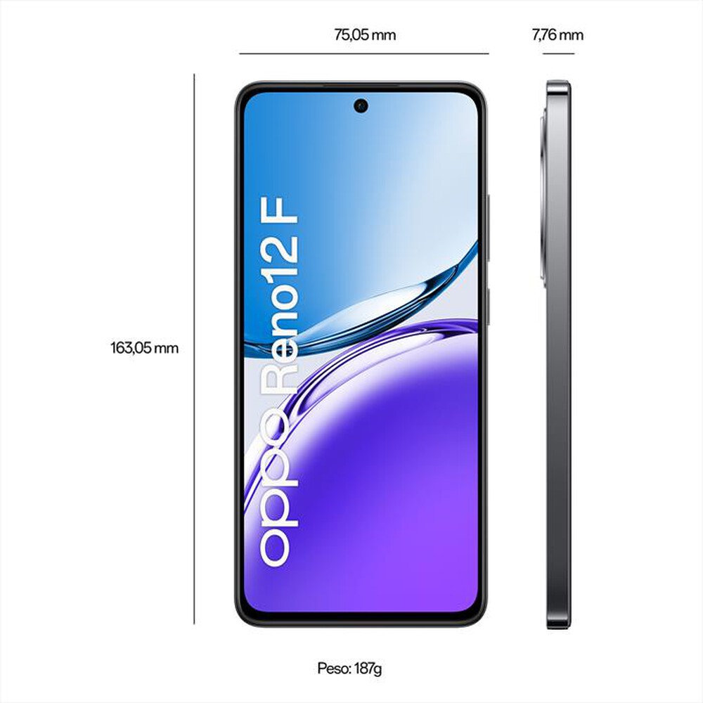Immagine del prodotto OPPO - Smartphone RENO12 F 4G 8+256-Matte Gray