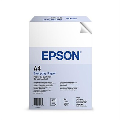 EPSON - C13S450506 CARTA A4 75 G/M2, 500 FOGLI-Bianco