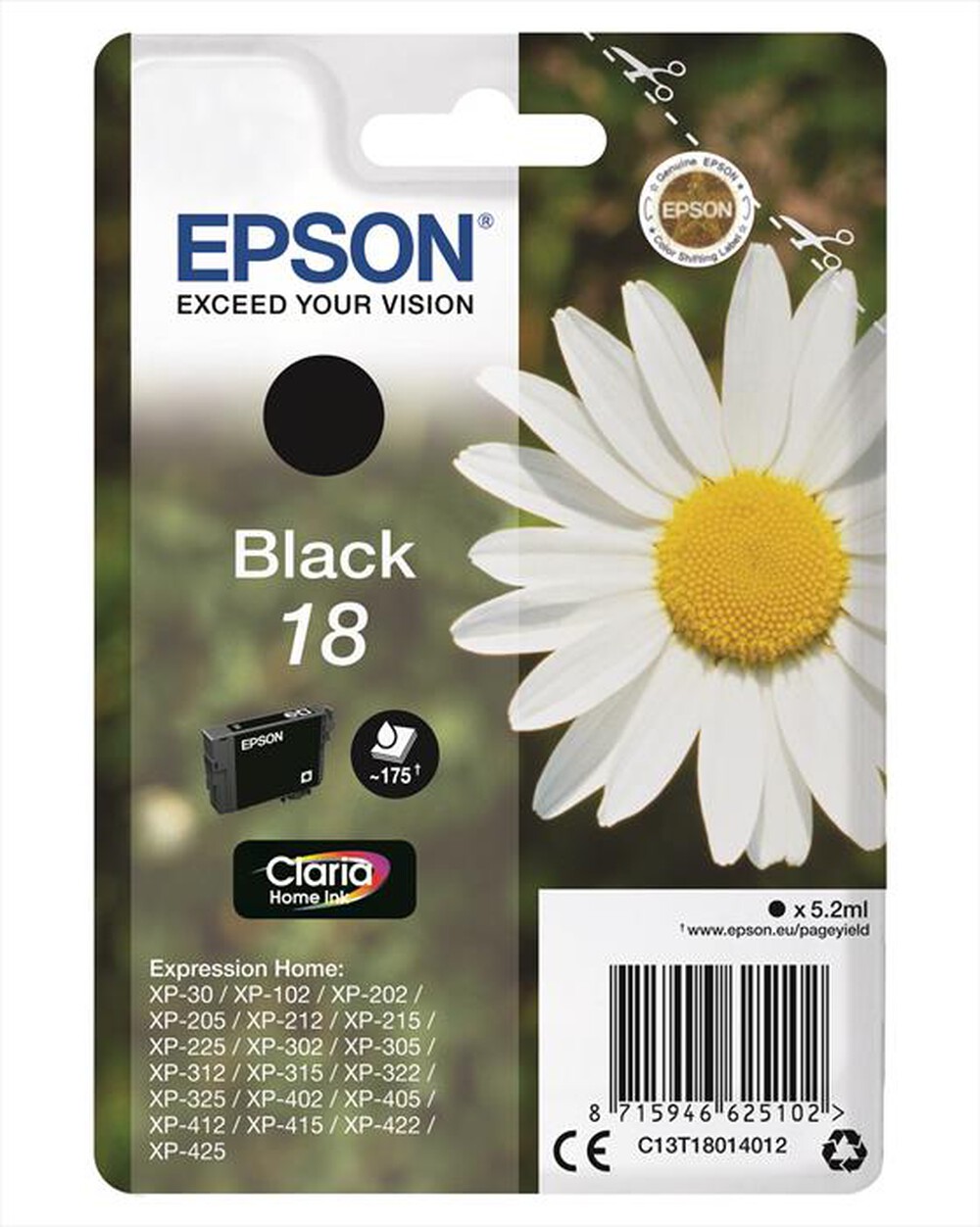 Immagine del prodotto EPSON - C13T18014022-Nero