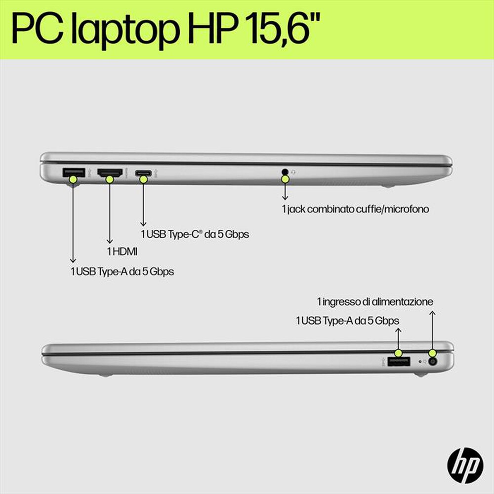 Immagine del prodotto HP - Notebook 15-FD0034NL-Natural Silver