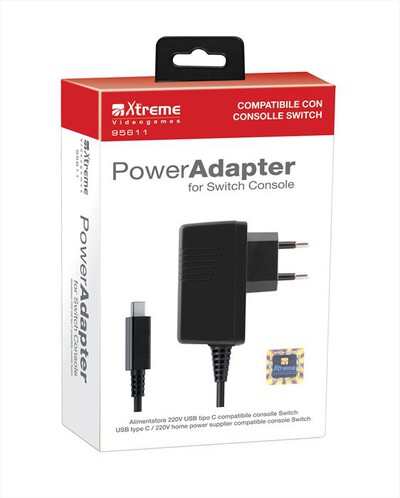 XTREME - 95611 - Switch Power Adapter type C-NERO