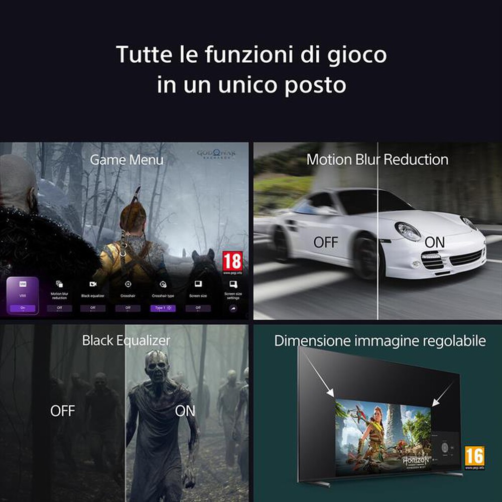 Immagine del prodotto SONY - Smart TV MINI LED UHD 4K 65" K65XR70AEP-Nero