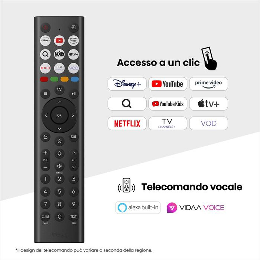 Immagine del prodotto HISENSE - Smart Tv Mini LED 100" 4K Ultra HD 100U7Q 165Hz-NERO