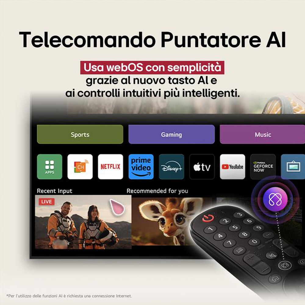 Immagine del prodotto LG - Smart TV OLED UHD 4K 48" OLED48C55LA-Black