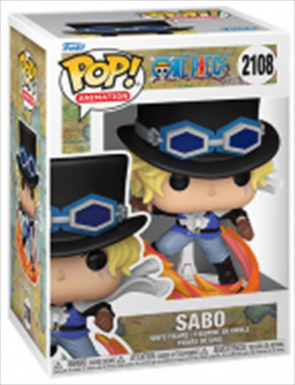 Immagine del prodotto FUNKO - One Piece Sabo Attacking w/Pipe 2108