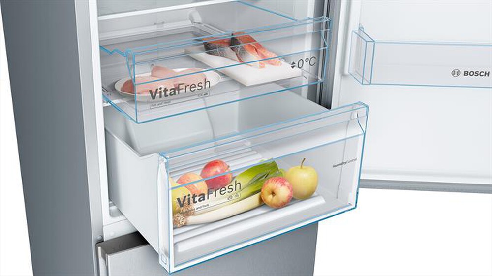 Immagine del prodotto BOSCH - Frigorifero Combinato KGN392LDC Classe D 203x60 cm-Metal look