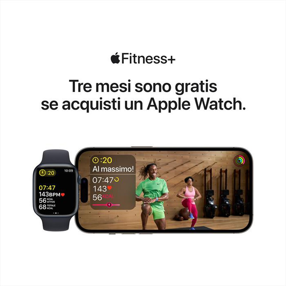 Immagine del prodotto APPLE - Watch Series 8 GPS 45mm Alluminio-Argento - Bianco