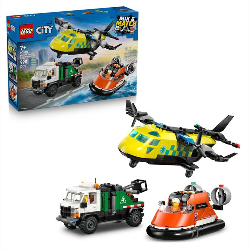 Immagine del prodotto LEGO - CITY Remix aereo, camion di servizio - 60505