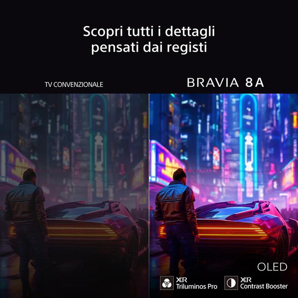 Immagine del prodotto SONY - Smart TV OLED 77" 4K K77XR8APAEP 120Hz-Nero