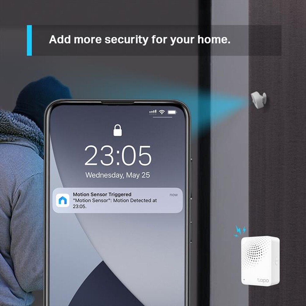 Immagine del prodotto TP-LINK - TAPO T100 SMART MOTION SENSOR, IOT HUB REQUIRED