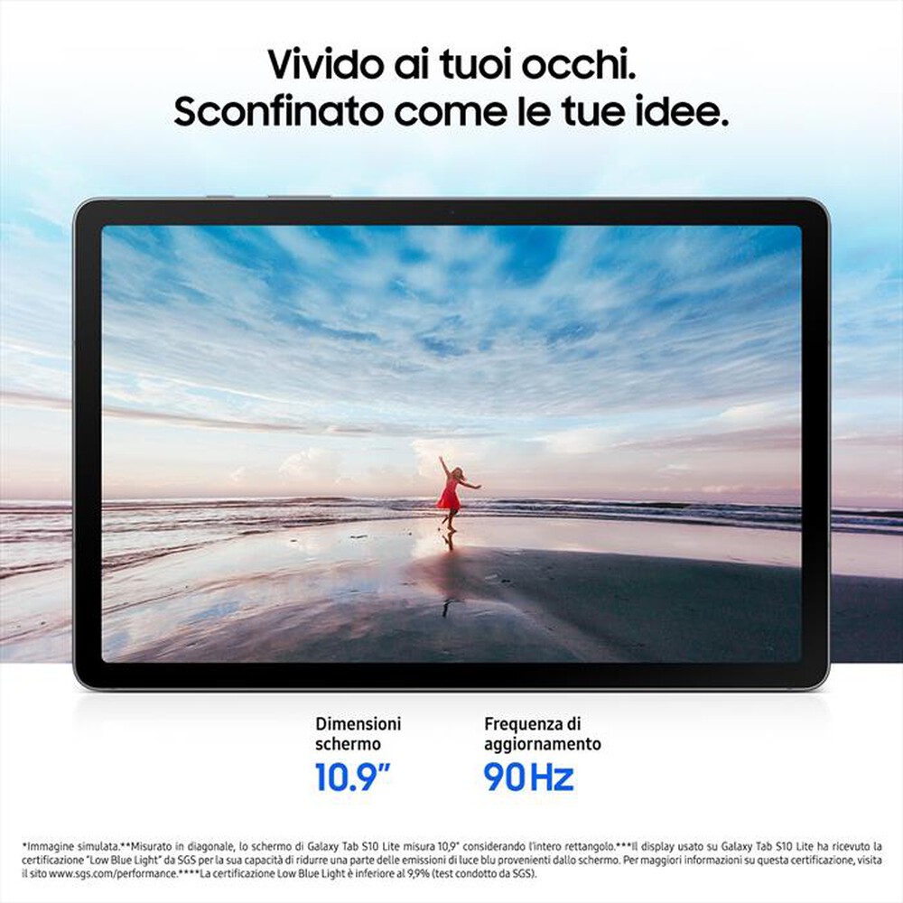 Immagine del prodotto SAMSUNG - GALAXY TAB S10 LITE 8+256GB WIFI-Silver