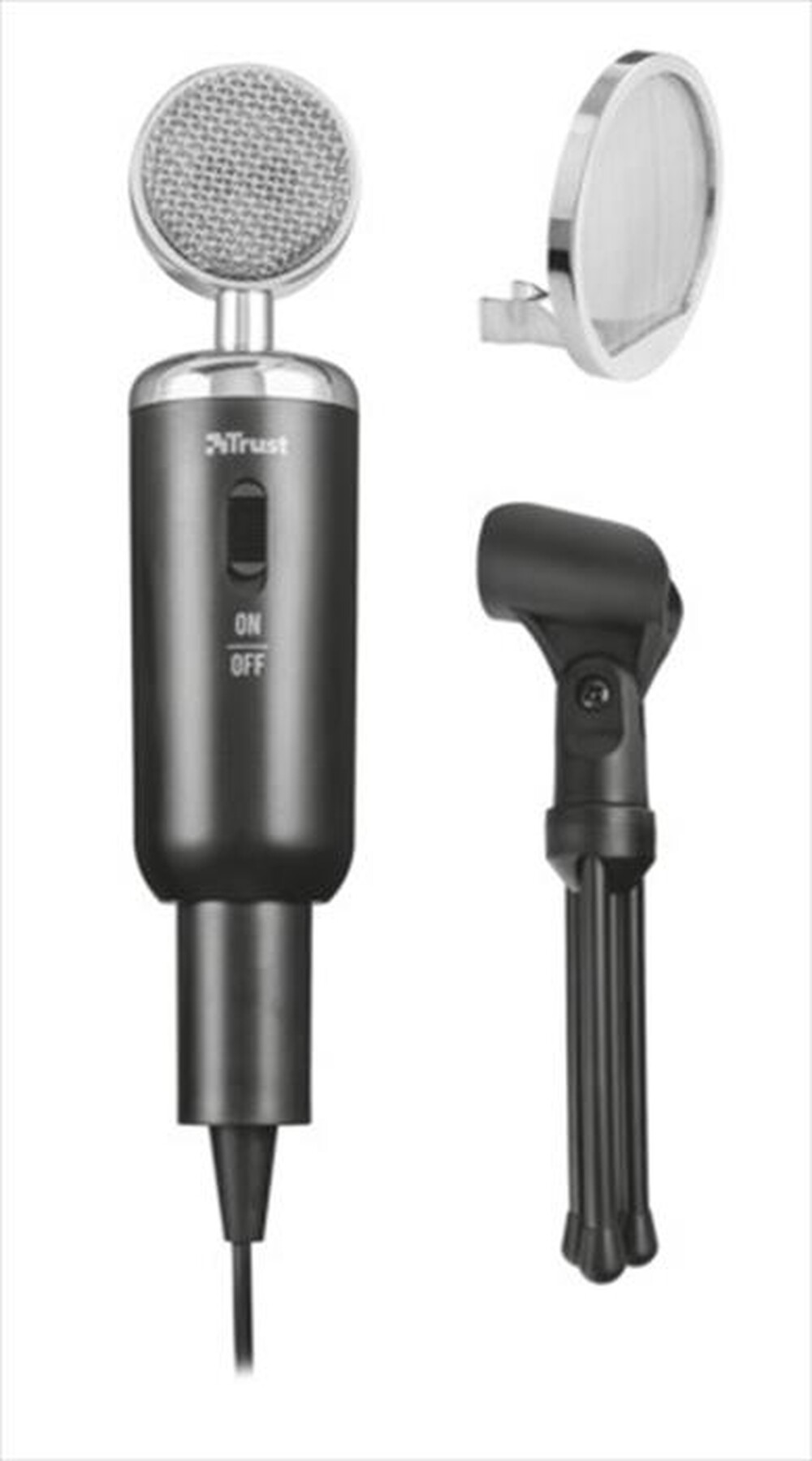 Immagine del prodotto TRUST - Madell Desk Mic-Black/Silver