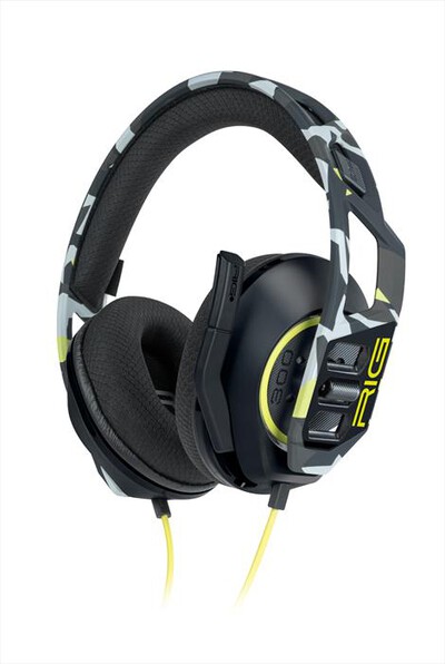 NACON - CUFFIE GAMING RIG 300 PRO HS PS5/PS4, VERDE ACIDO-Verde Acido