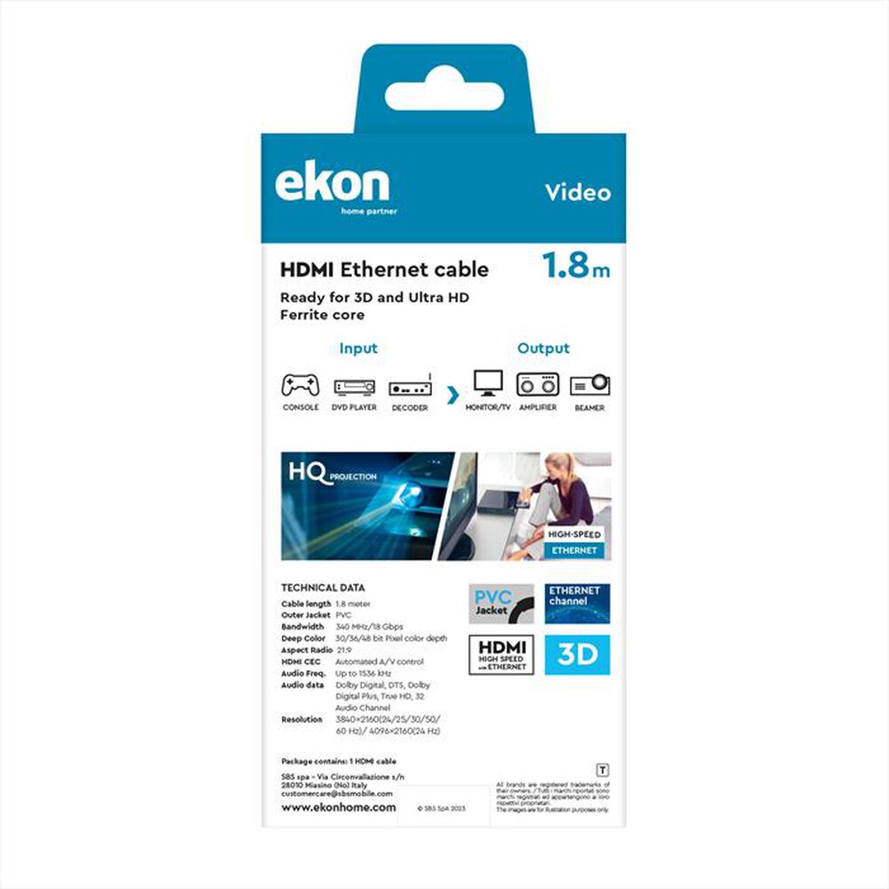 Immagine del prodotto SBS - ECVHDMI18METG