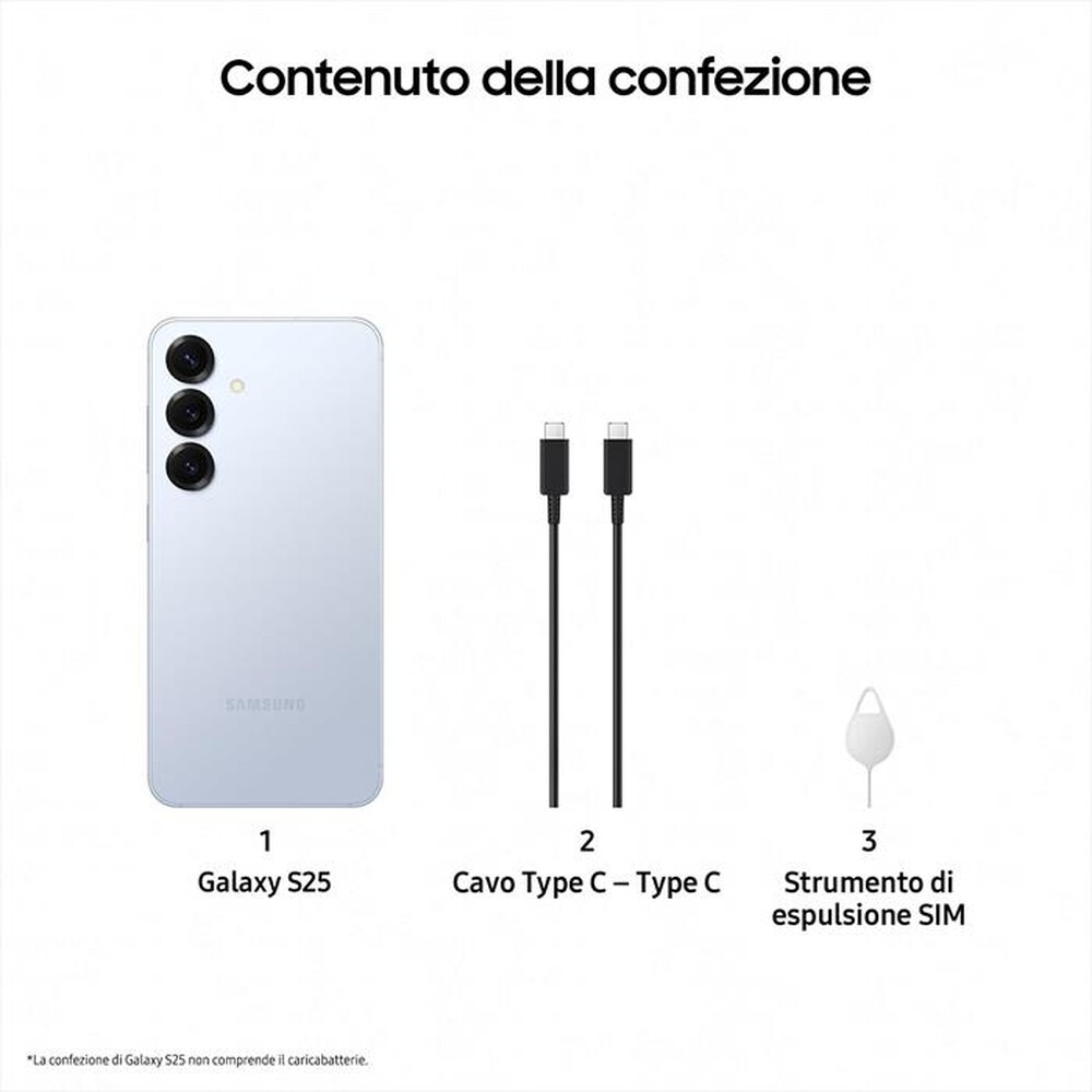 Immagine del prodotto TIM - SAMSUNG Galaxy S25 12/256GB-Icyblue
