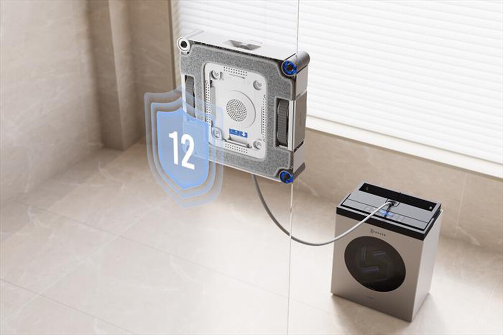Immagine del prodotto ECOVACS - WINBOT W3 OMNI EU-Argento, Bianco
