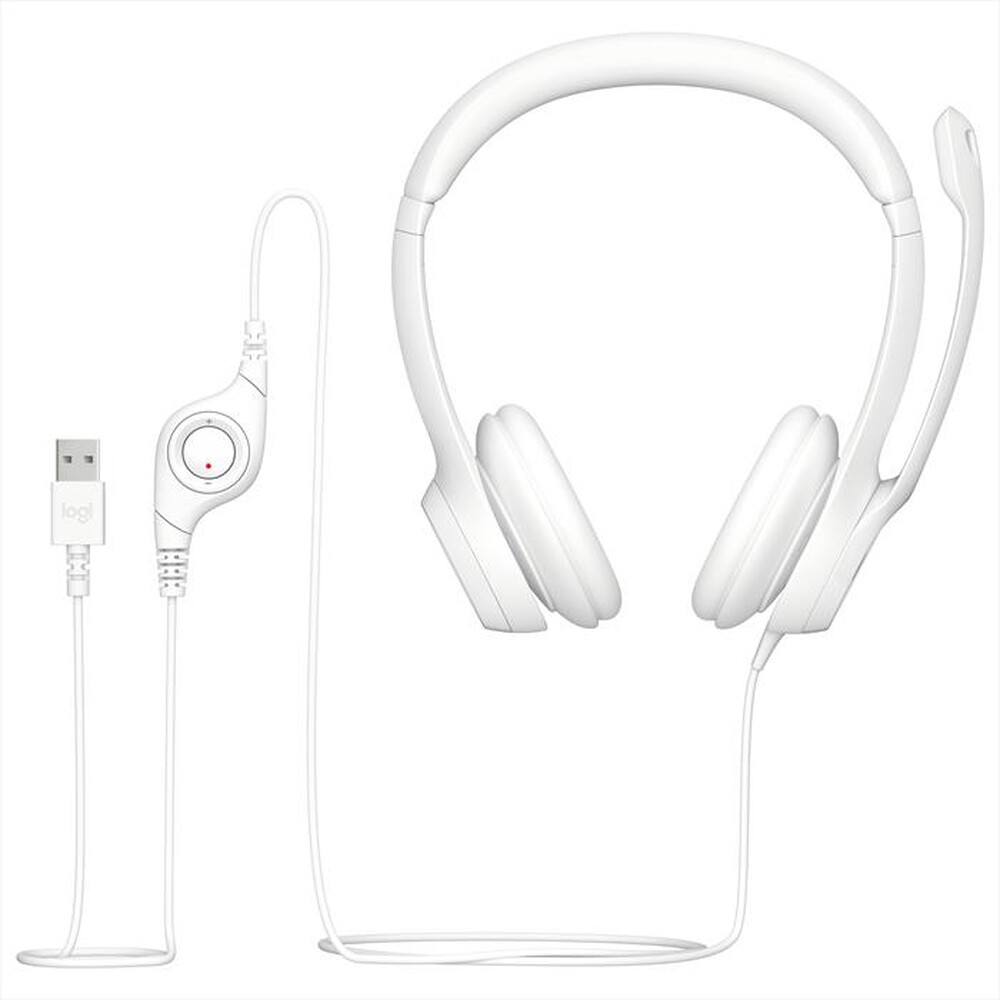 Immagine del prodotto LOGITECH - Cuffia con microfono H390-Bianco