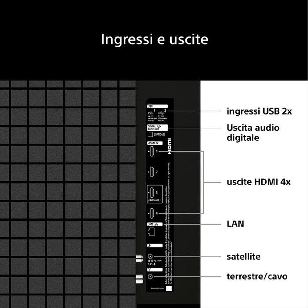 Immagine del prodotto SONY - Smart TV LED UHD 4K 65" K65S25M2PB.CEI-NERO
