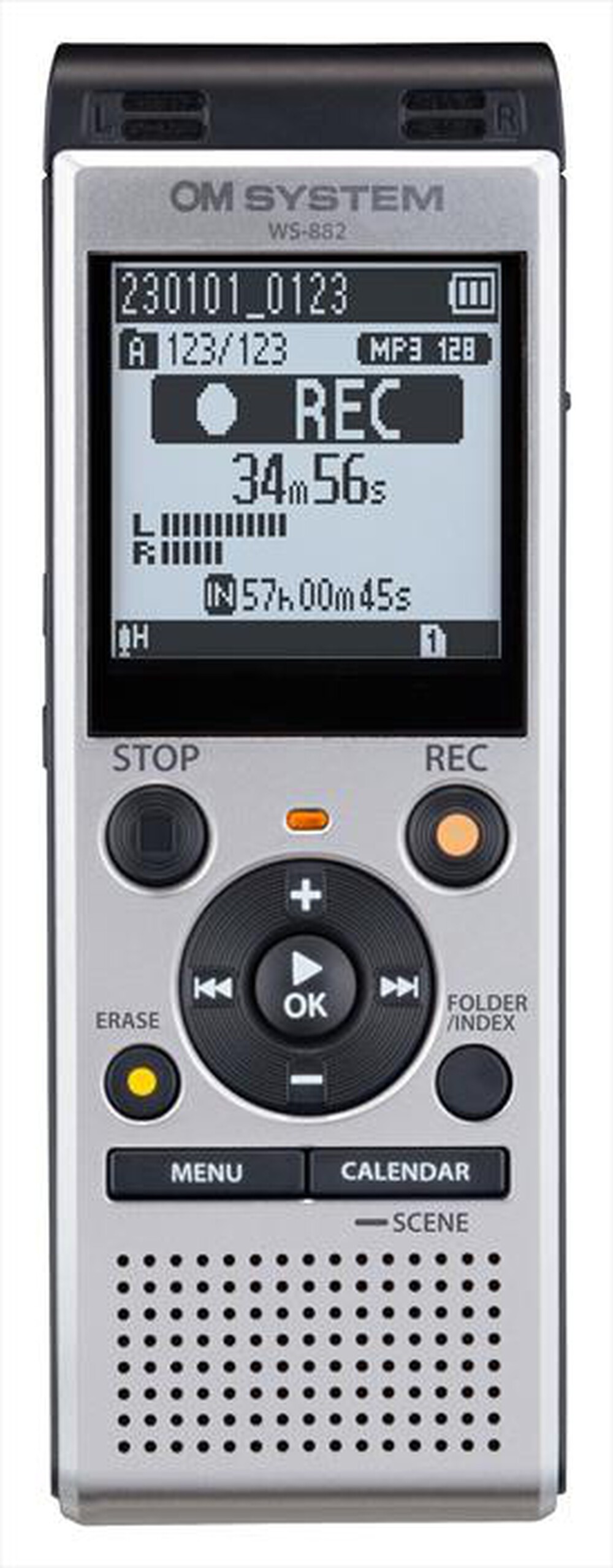 Immagine del prodotto OLYMPUS - Registratore portatile WS-882-Grigio