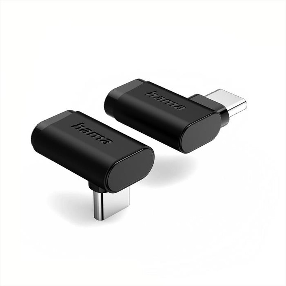 Immagine del prodotto HAMA - Set 2 adattatori USB Type C a 90&deg;-Nero