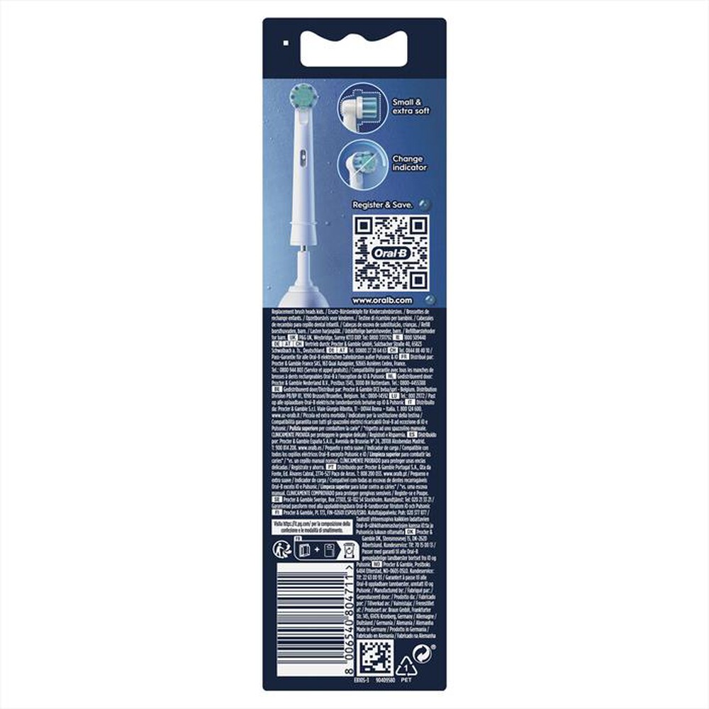 Immagine del prodotto ORAL-B - TESTINE PRO KIDS DISNEY FROZEN 3 TESTINE-BIANCO person DISNEY FROZEN