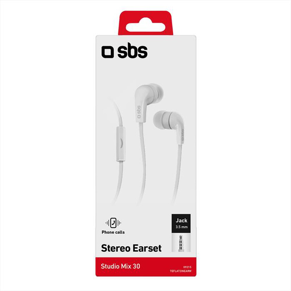 Immagine del prodotto SBS - TEFLAT2INEARW-BIANCO