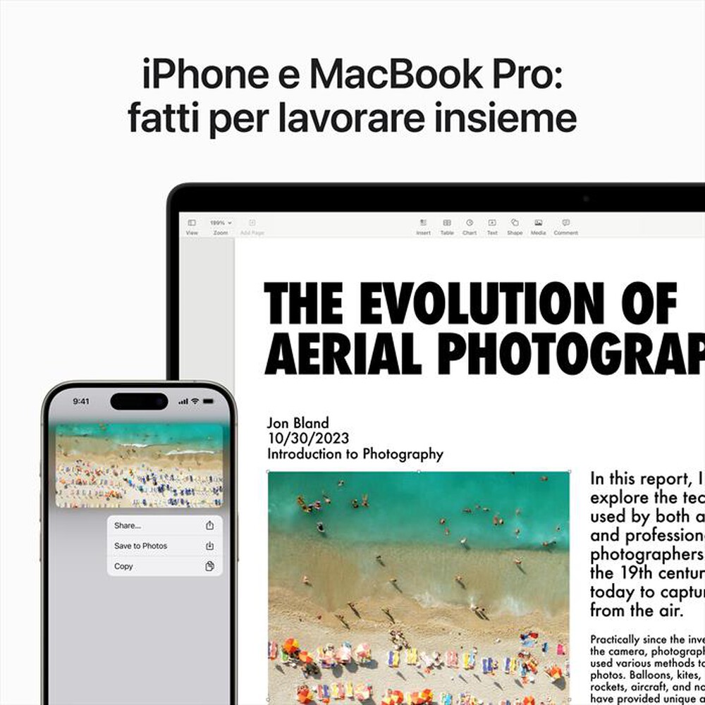 Immagine del prodotto APPLE - MACBOOK PRO 14'' M3 CORE 8 CPU 10 GPU 1TB-Argento