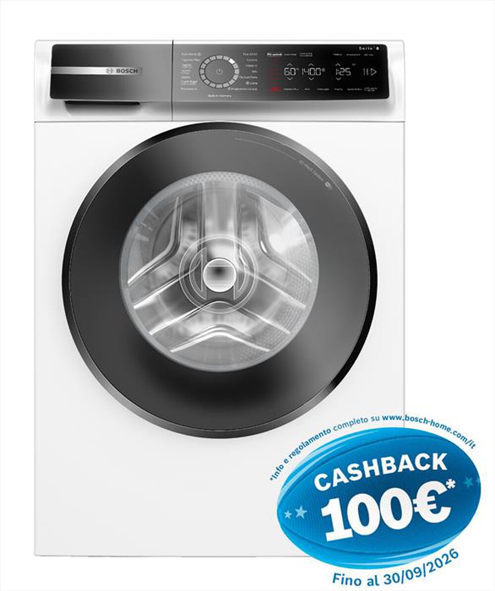 Immagine del prodotto BOSCH - Lavatrice Serie 8 WGB24400IT 9Kg 1400g/m Classe A-Bianco