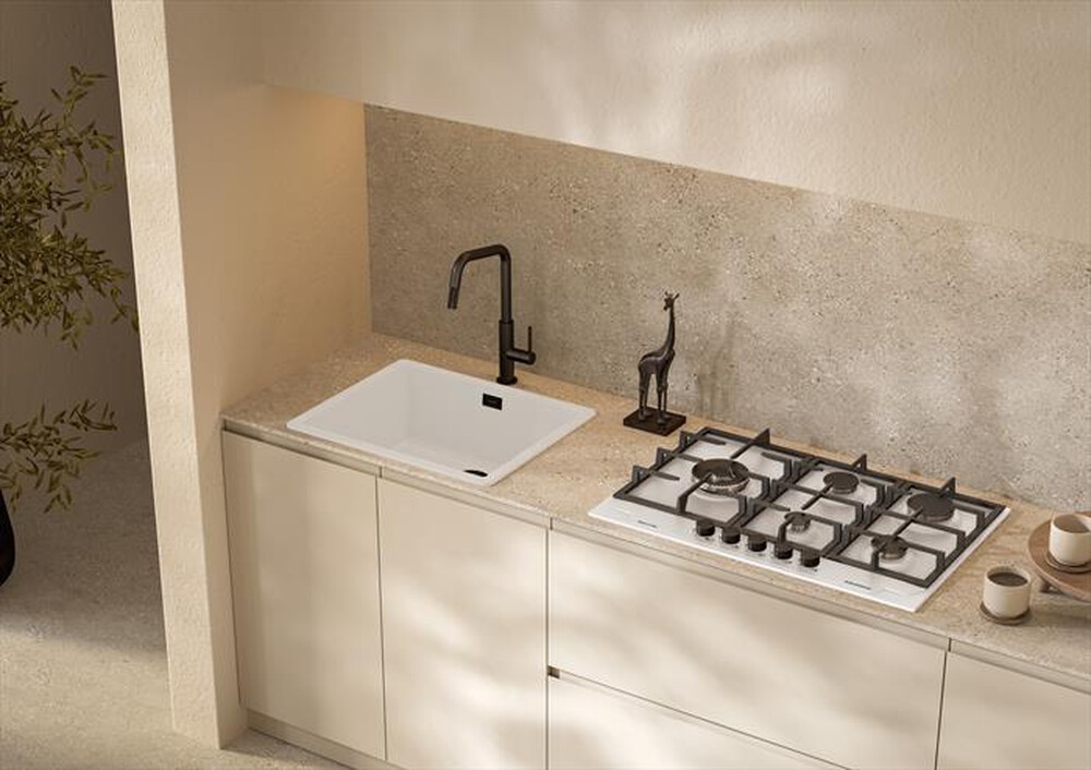 Immagine del prodotto GLEM GAS - Piano cottura a gas GTP64THWH 58,5cm-Bianco opaco