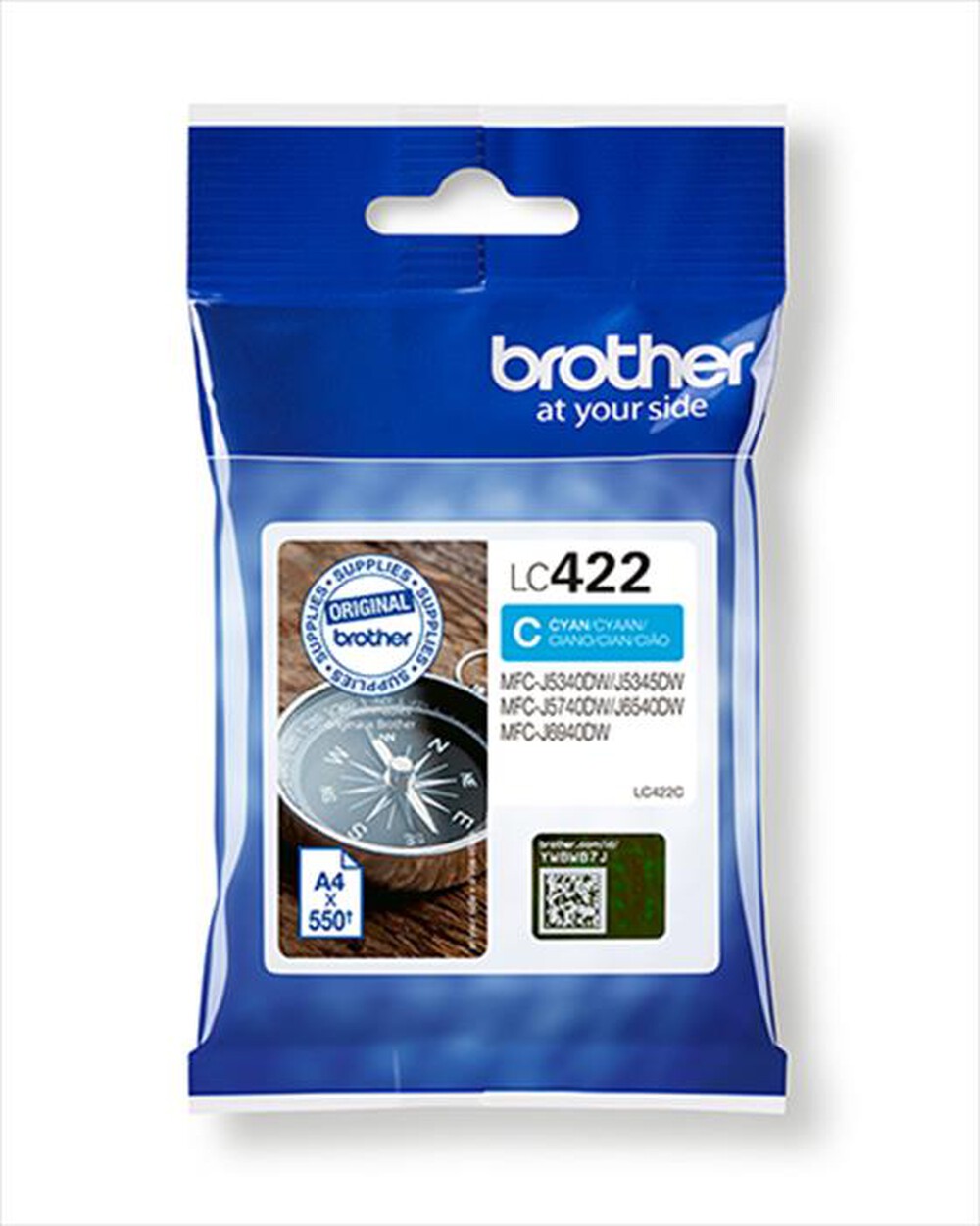 Immagine del prodotto BROTHER - Cartuccia LC422C-Ciano