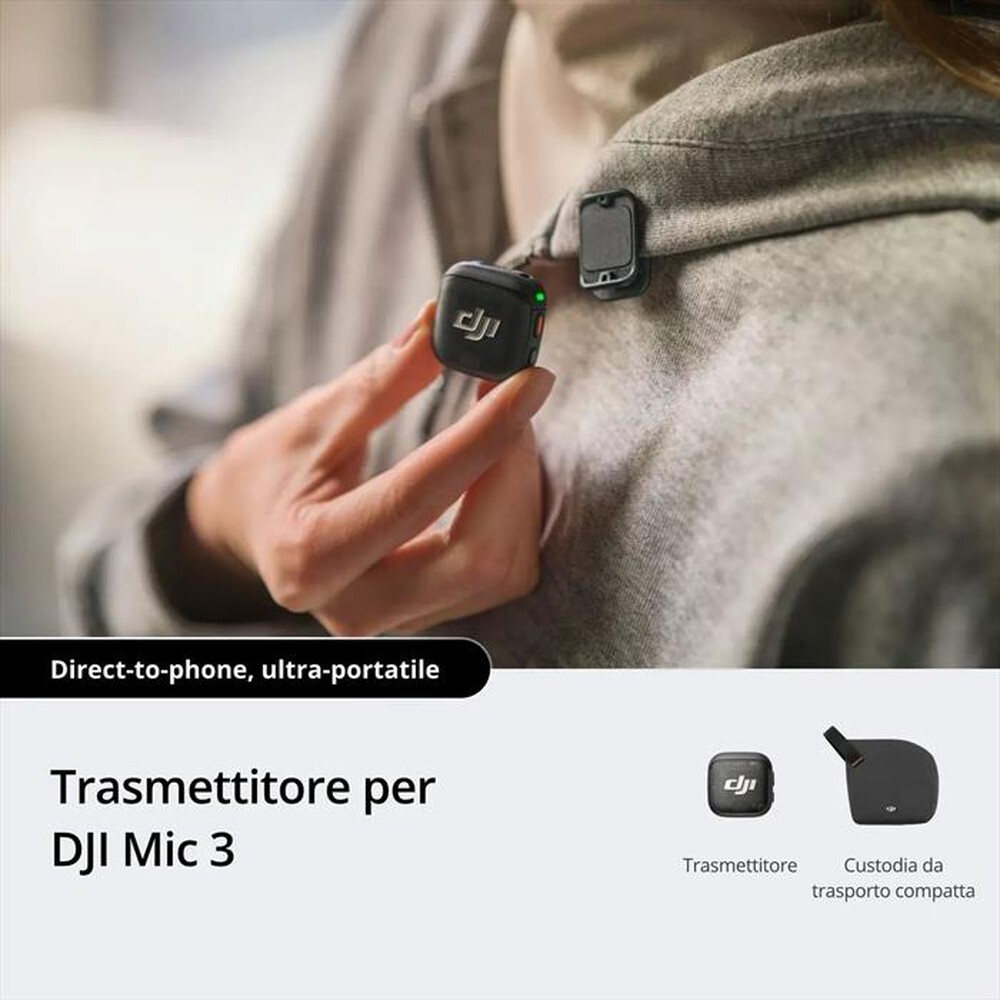 Immagine del prodotto DJI - MIC 3 TRANSMITTER-Black