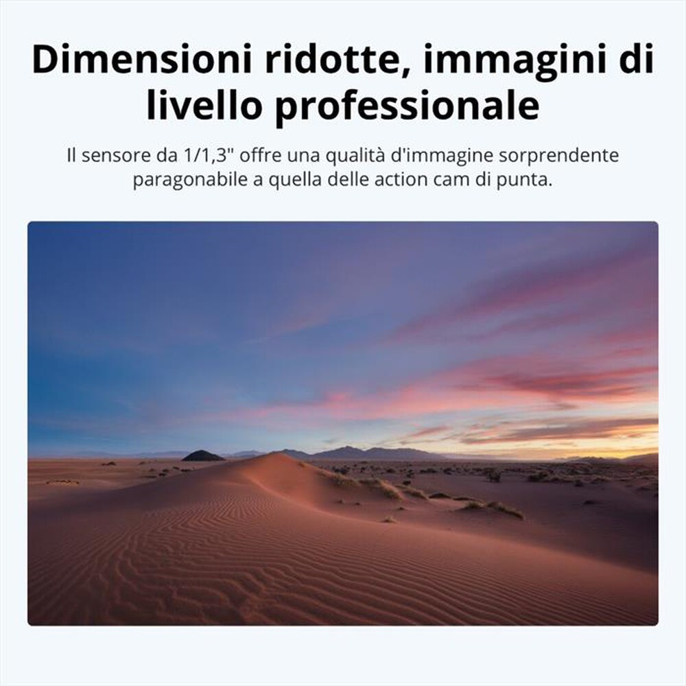 Immagine del prodotto DJI - Action cam OSMO NANO STANDARD COMBO (128GB)-Nero