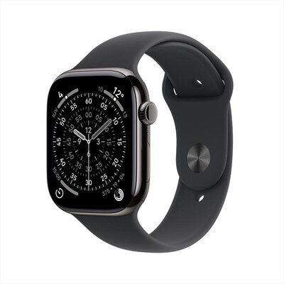 APPLE - Watch Series 11 GPS + Cellular 46mm Titanio-Ardesia - Sport Band Nero S/M
