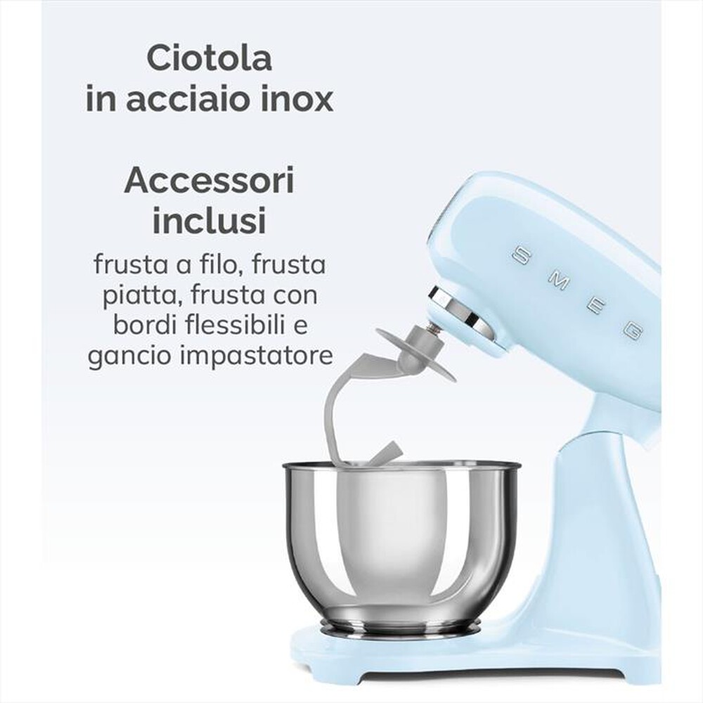 Immagine del prodotto SMEG - Impastatrice SMF03PKEU Full Color 50's Style-rosa