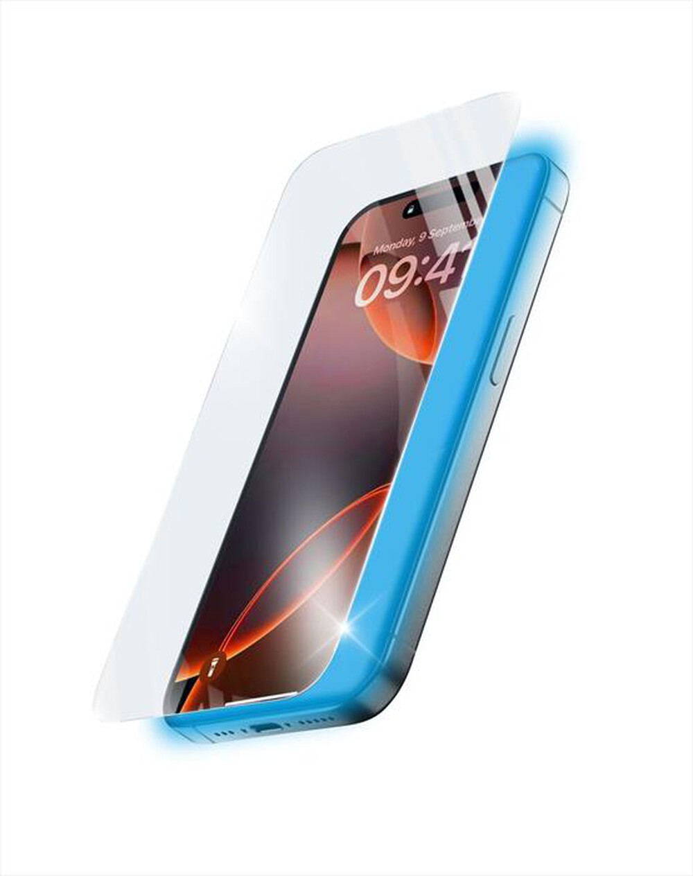 Immagine del prodotto CELLULARLINE - Pellicola ANTIBLUE XTREME GLASS iPhone 16 Pro Max-Trasparente