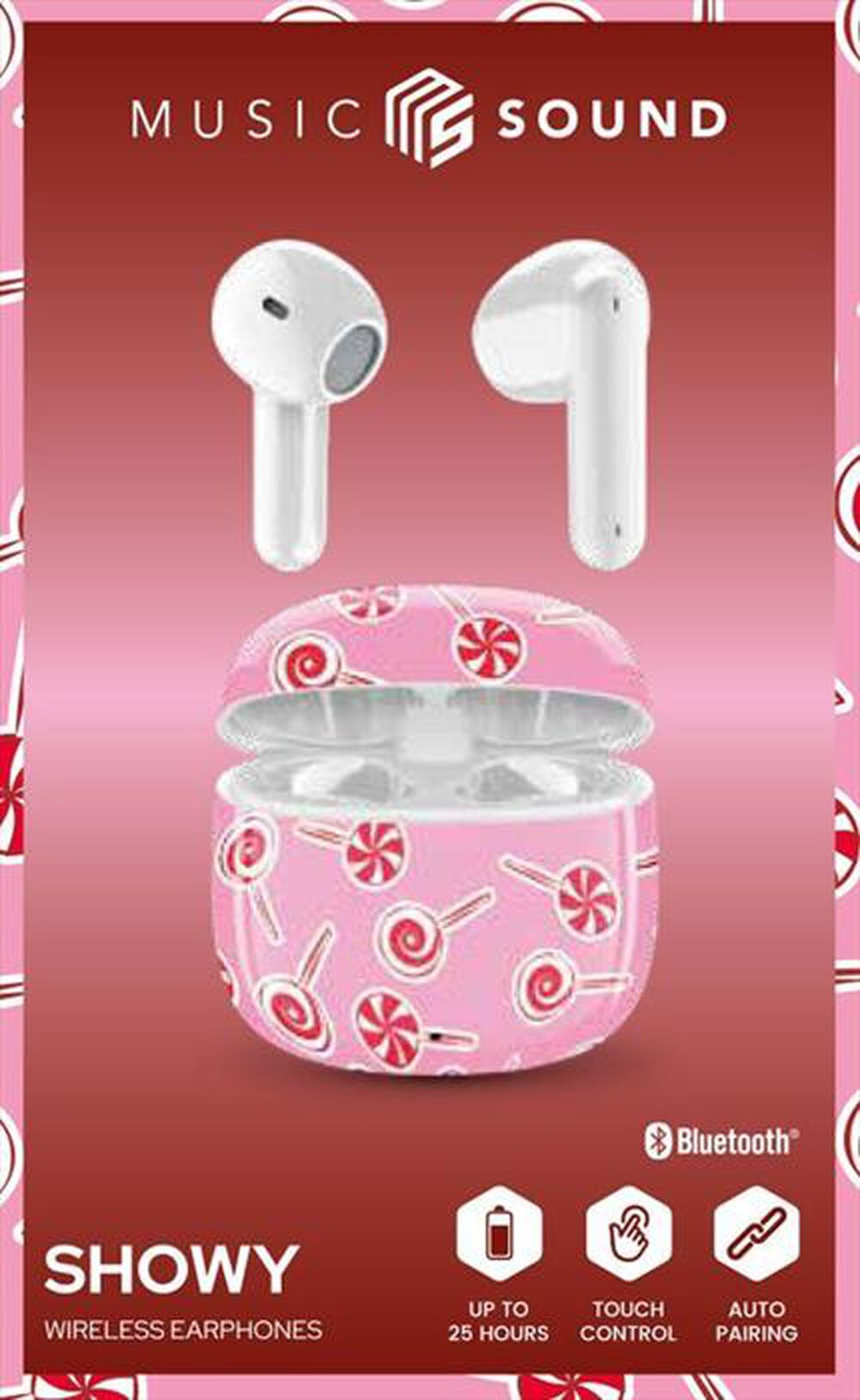 Immagine del prodotto CELLULARLINE - Auricolari Bluetooth TWS SHOWY-Rosa