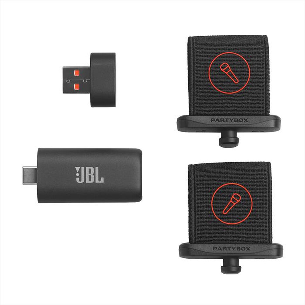Immagine del prodotto JBL - Due microfoni wireless con IA EASY SING MICS-Nero