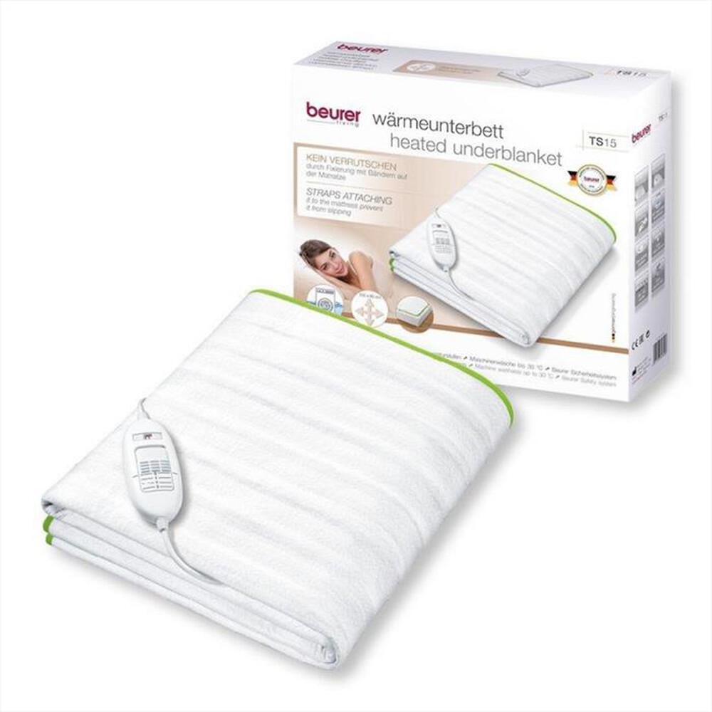 Immagine del prodotto BEURER - TS 15 Coprimaterasso termico - Singolo-Bianco