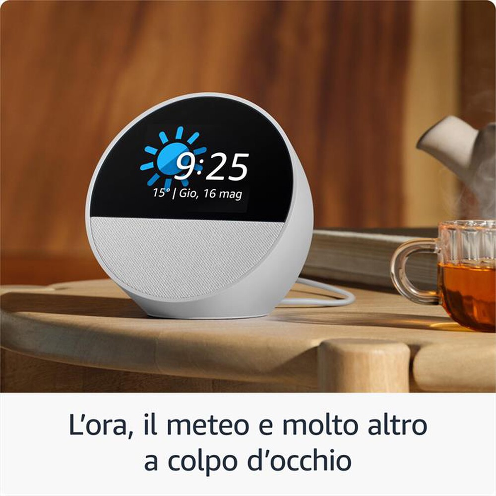 Immagine del prodotto AMAZON - NUOVO AMAZON ECHO SPOT (MODELLO 2024)-Nero