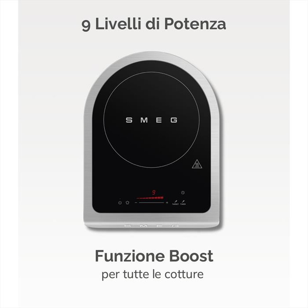 Immagine del prodotto SMEG - Piastra a induzione portatile PIC01EGMEU-Verde Smeraldo Opaco