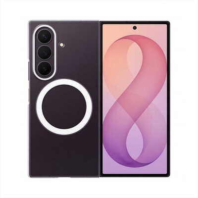 SAMSUNG - Custodia Clear Magnet Case per Z Fold8 Ultra-Transparent