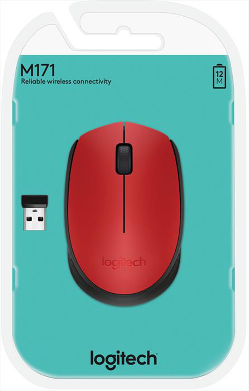 Immagine del prodotto LOGITECH - M171 RED-Rosso / Nero