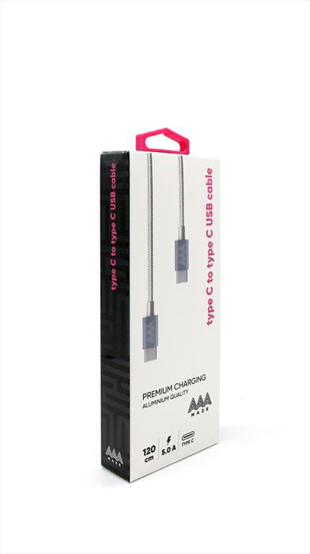Immagine del prodotto AAAMAZE - CAVO TYPE-C TO TYPE-C 1,2 METRI AMM-SILVER